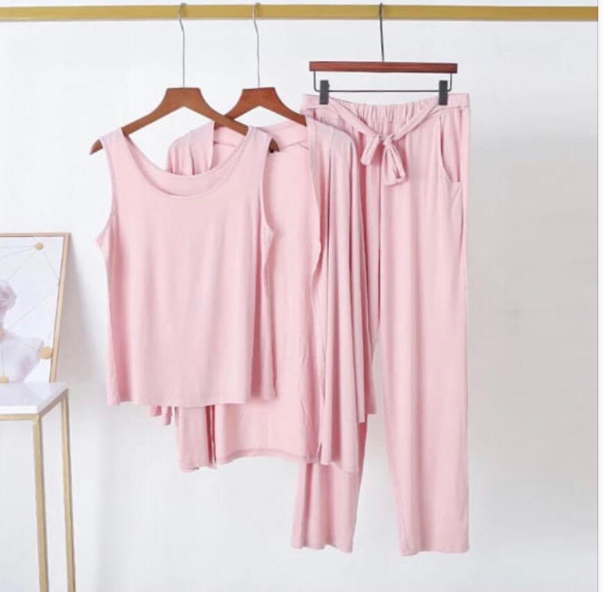 3 Piece Lounge wear Nightwear Sleepwear For Women