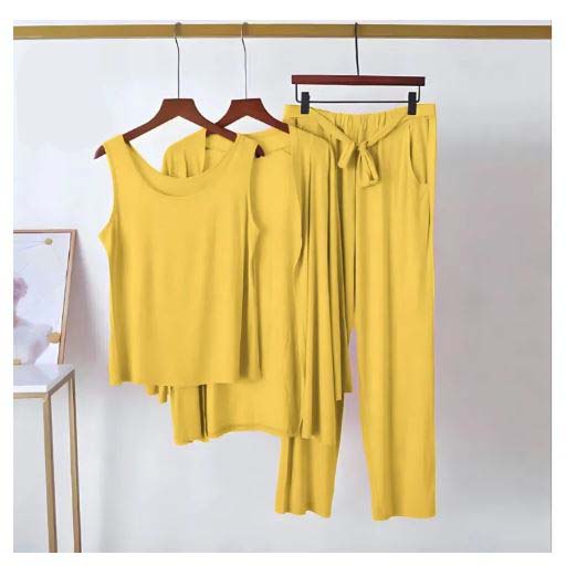 3 Piece Lounge wear Nightwear Sleepwear For Women