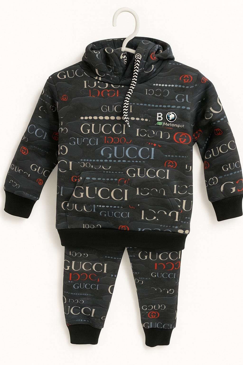 Dark Grey Gucci BMW Print | Hoodie Winter Fleece TrackSuit