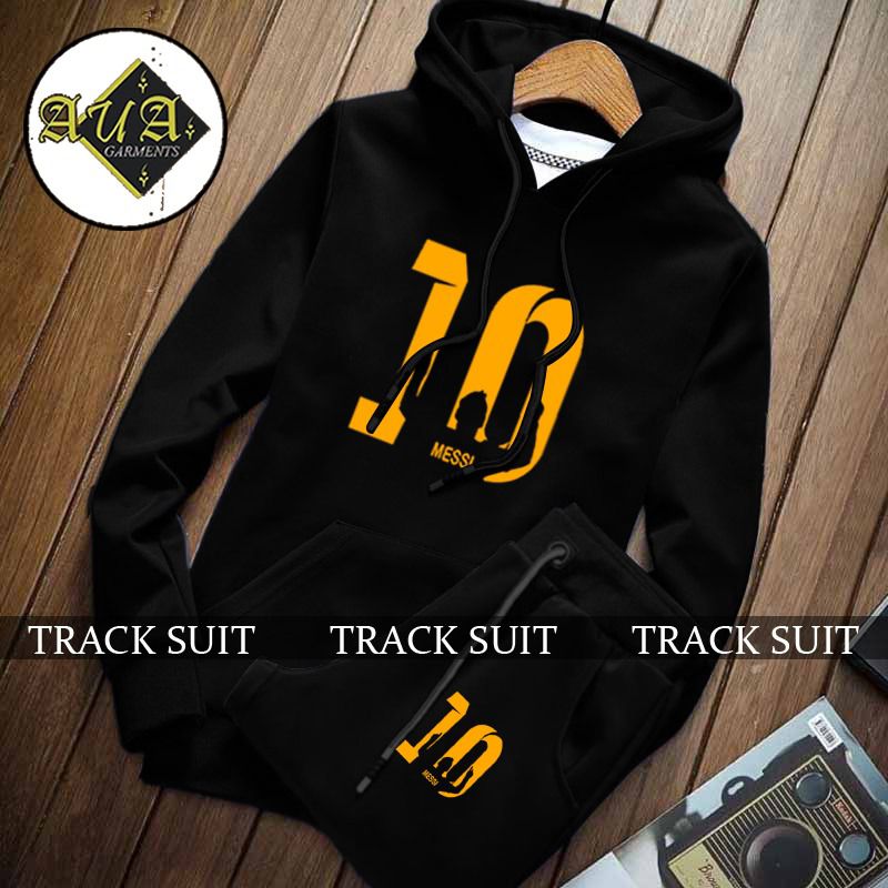 Messi Printed Tracksuit For Men (Hoodie + Trouser)