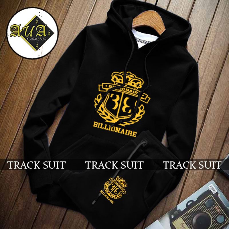 Billionaire Printed Tracksuit For Men (Hoodie + Trouser)