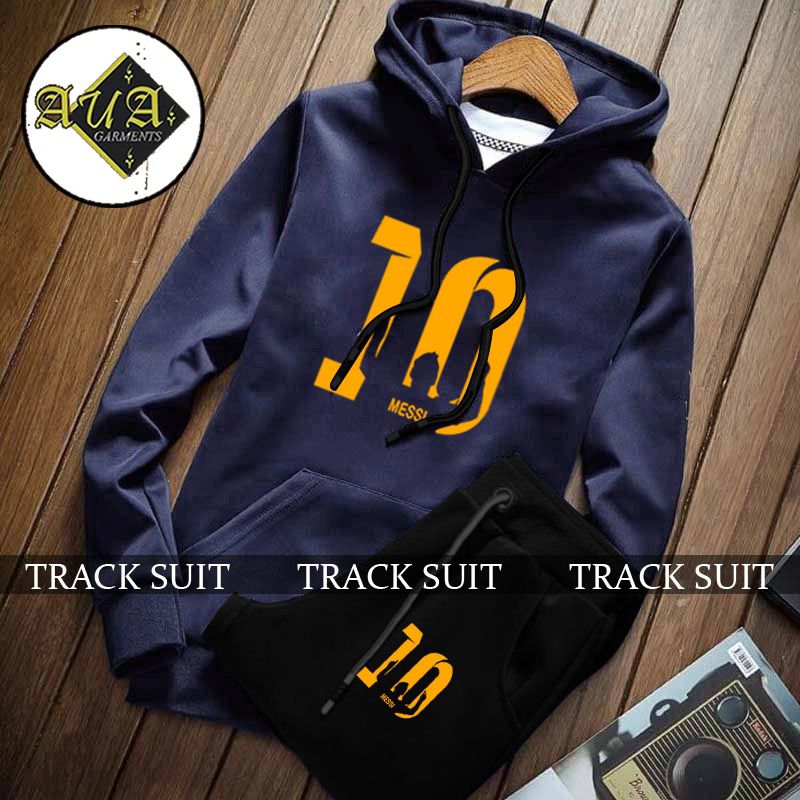 Messi Printed Tracksuit For Men (Hoodie + Trouser)