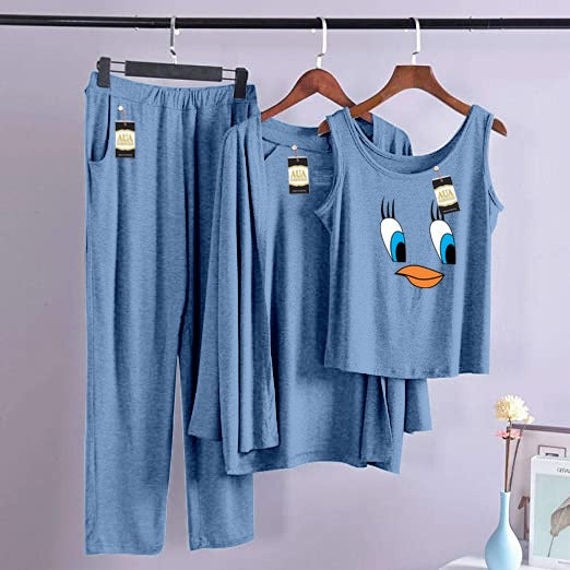 Tweety 3 Piece Lounge wear Nightwear Sleepwear For Women (6 colours)