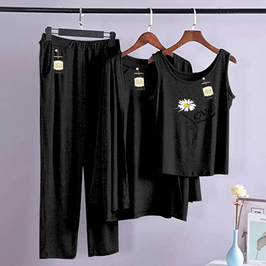 Love 3 Piece Lounge wear Nightwear Sleepwear For Women (6 colours)