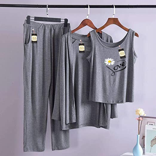 Love 3 Piece Lounge wear Nightwear Sleepwear For Women (6 colours)