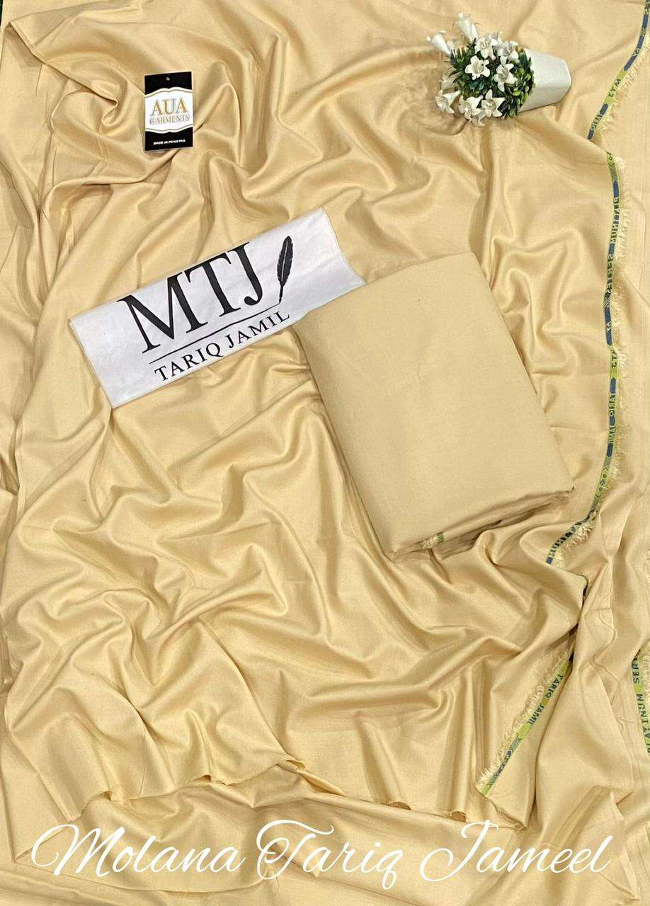 Molana Tariq Jameel washing wear unstitch for men (4 meters)