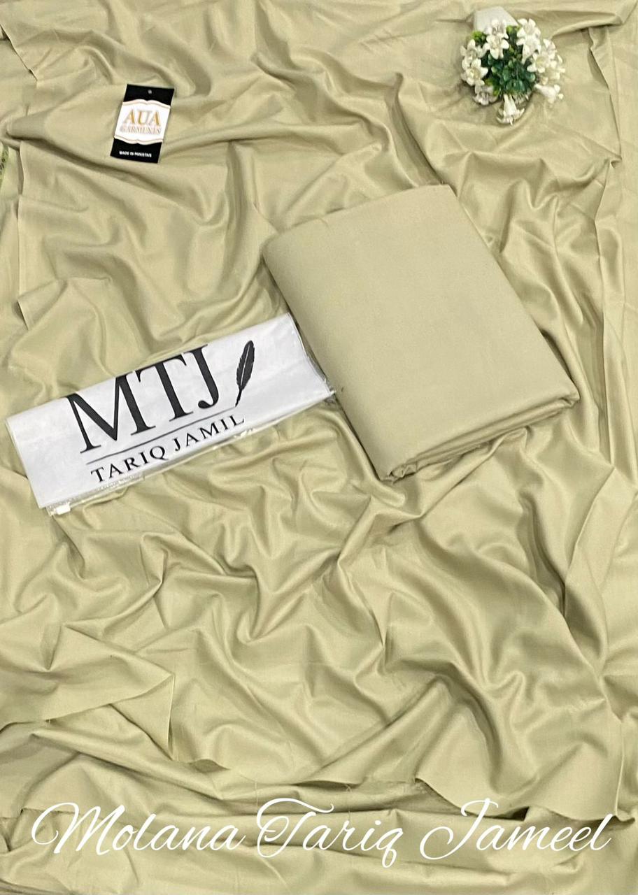 Molana Tariq Jameel washing wear unstitch for men (4 meters)