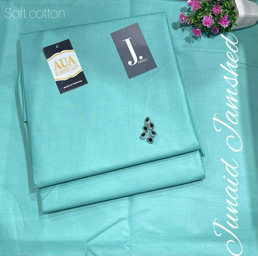 J. Unstitched Soft Cotton Suit for men (4 meter widht 53 inche)