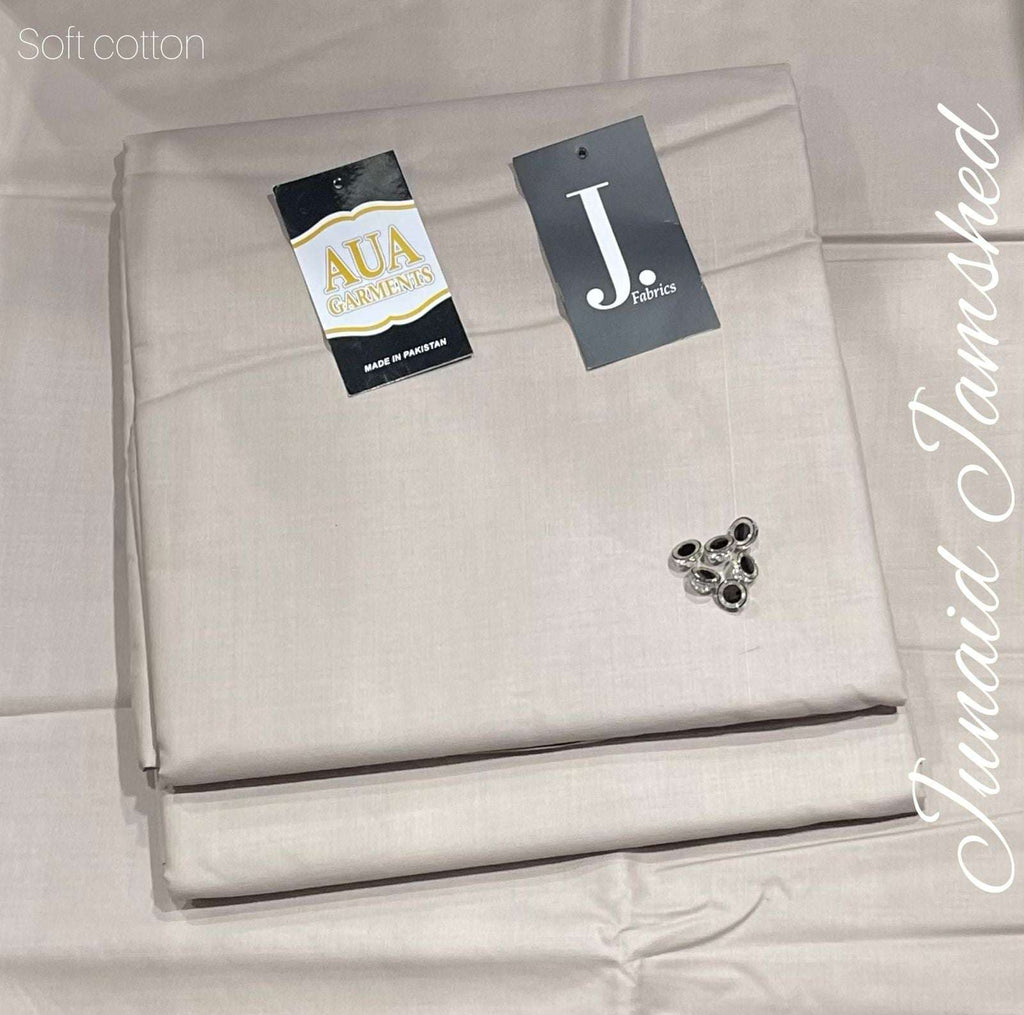 J. Unstitched Soft Cotton Suit for men (4 meter widht 53 inche)