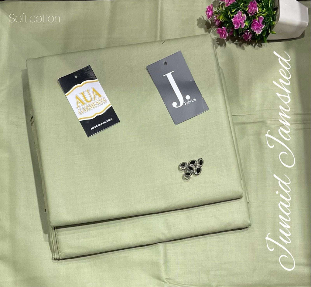 J. Unstitched Soft Cotton Suit for men (4 meter widht 53 inche)