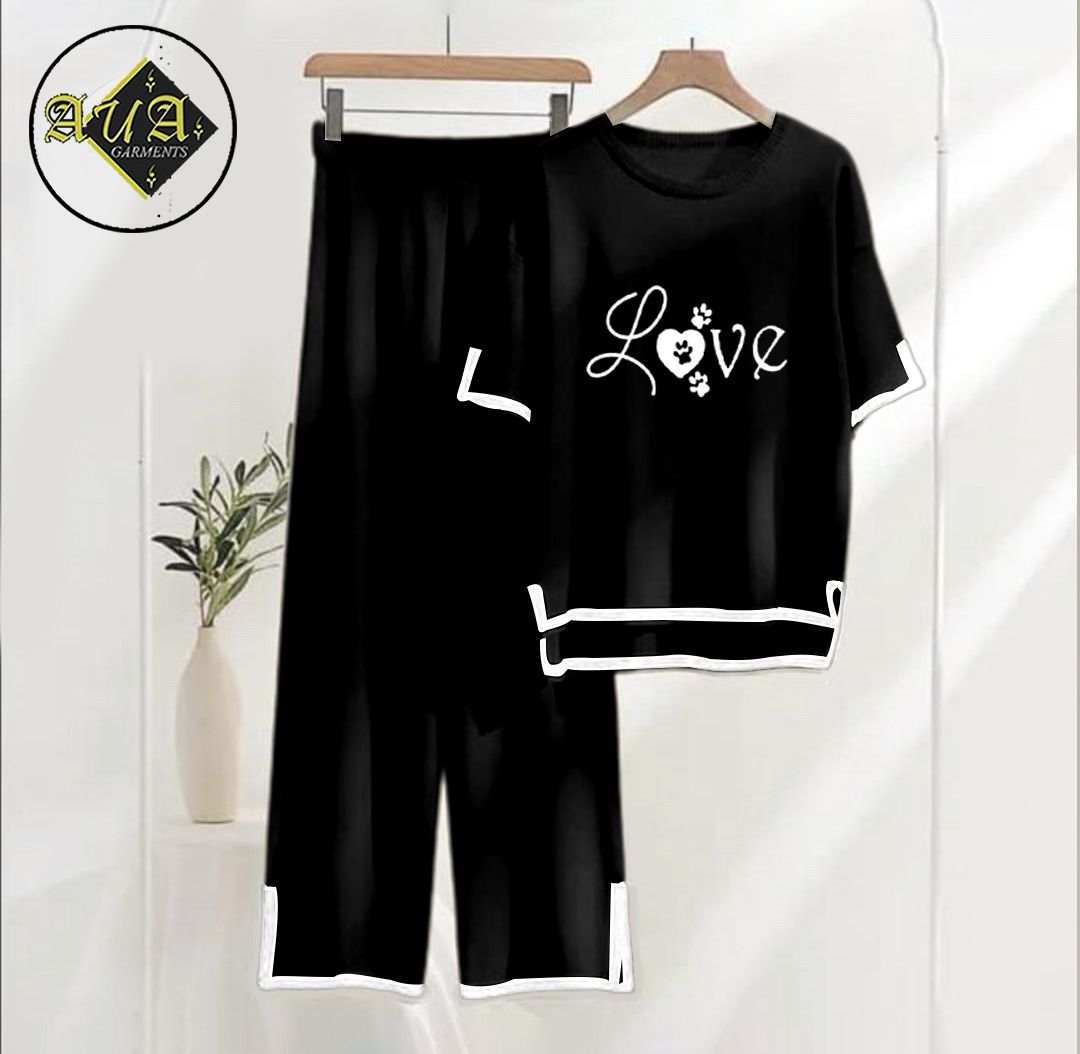 Love Printed Summer Collection Turkish summer co-ord set